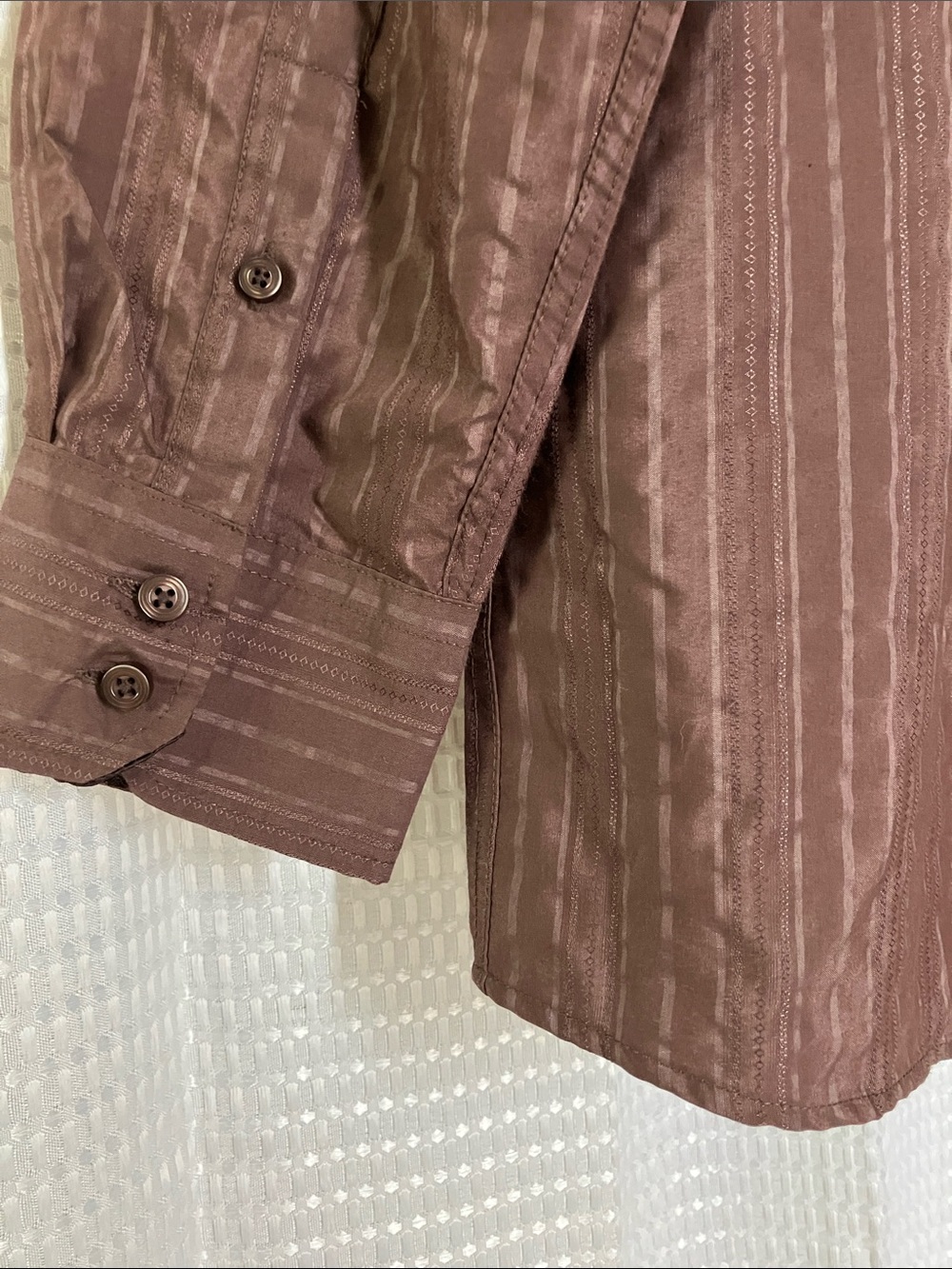 Franky Max XL Embellished Embroidered Western Rockabilly Shirt Chocolate Brown - Picture 4 of 16